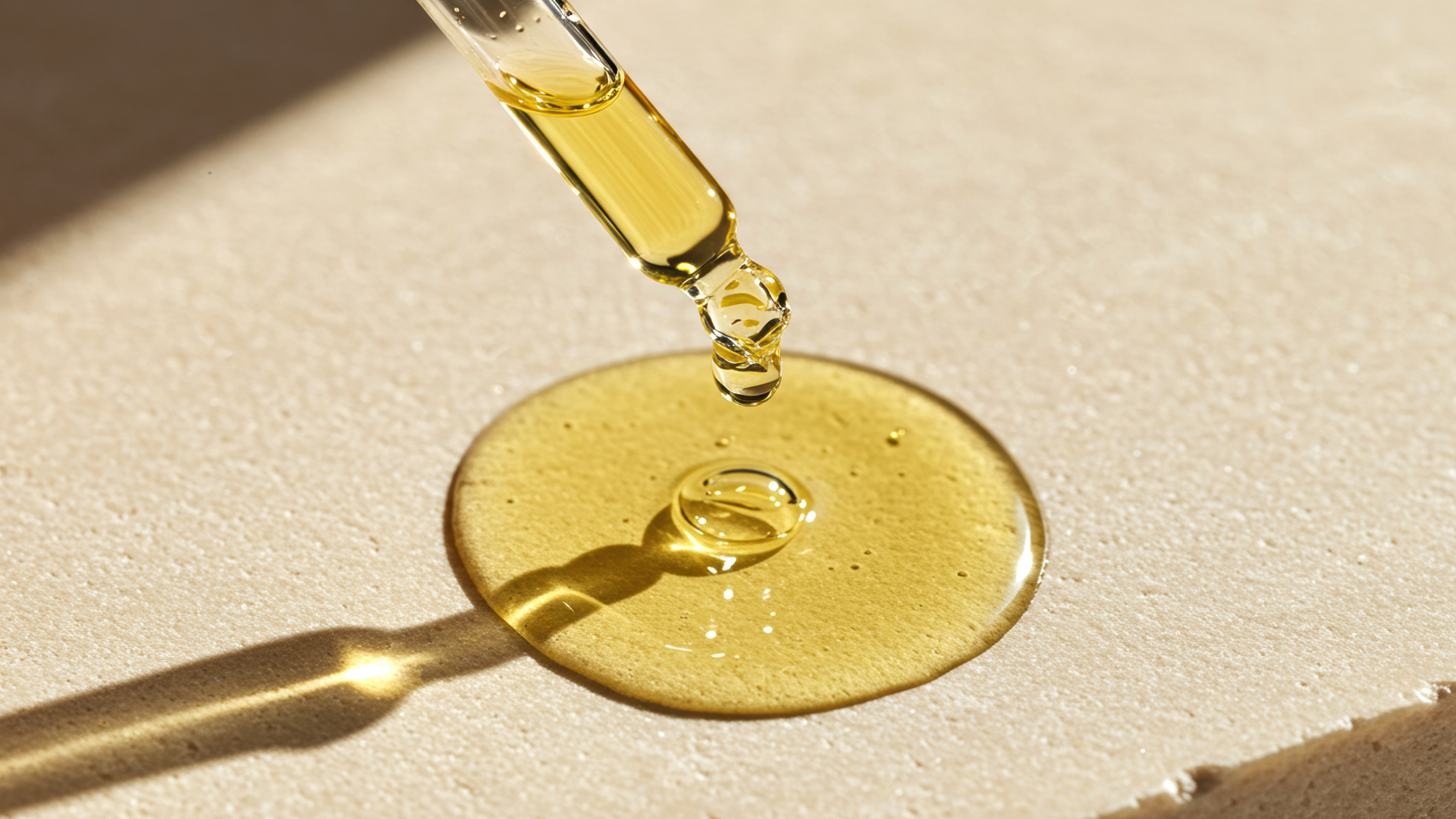 Natural Acne Treatment - image of medical-grade ozonated olive oil in dropper